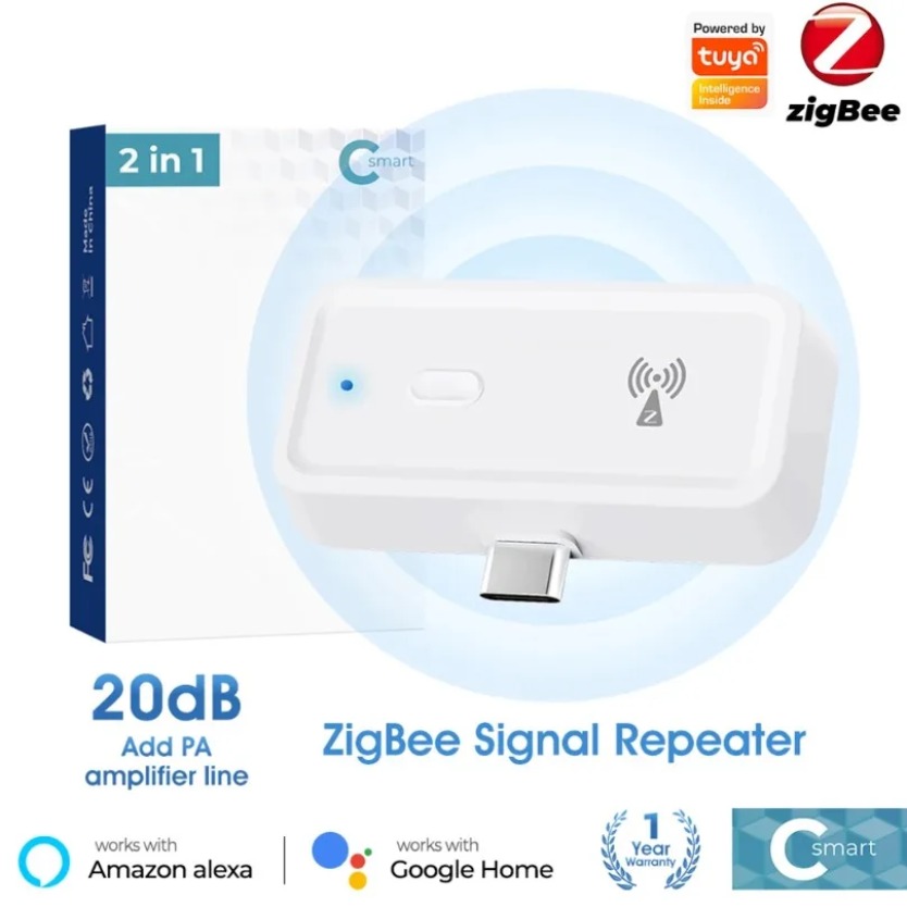 Zigbee Repeater Signal Extender - ZigBee Repeater Signaalversterker Extender Type-C Draadloze
