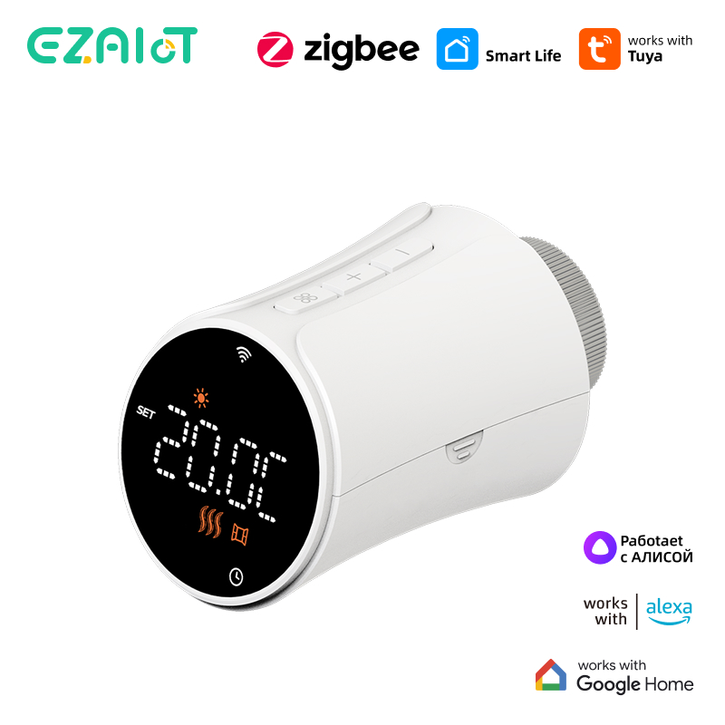 Smart Trv Thermostat Tuya - Smart tuya zigbee thermostaat radiatorkraan TRV