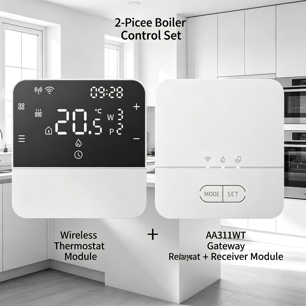 Smart Thermostat Boiler Opentherm - Opentherm draadloze thermostaat, wifi-gasboiler, Tuya smart