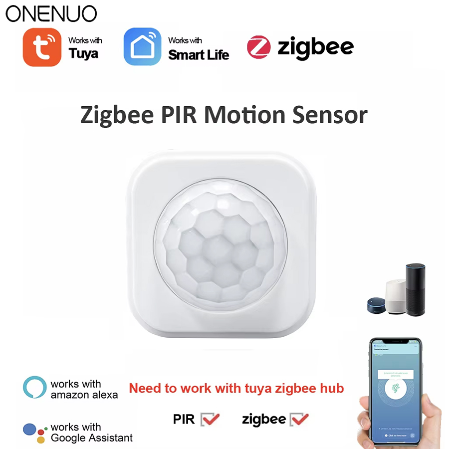 Zigbee Gateway Hub Tuya - ONENUO Zigbee Menselijke PIR Bewegingssensor Detector