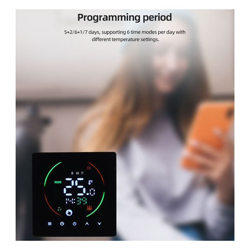 Smart Trv Thermostat Tuya - DT17 Tuya Smart Home Thermostaat WIFI