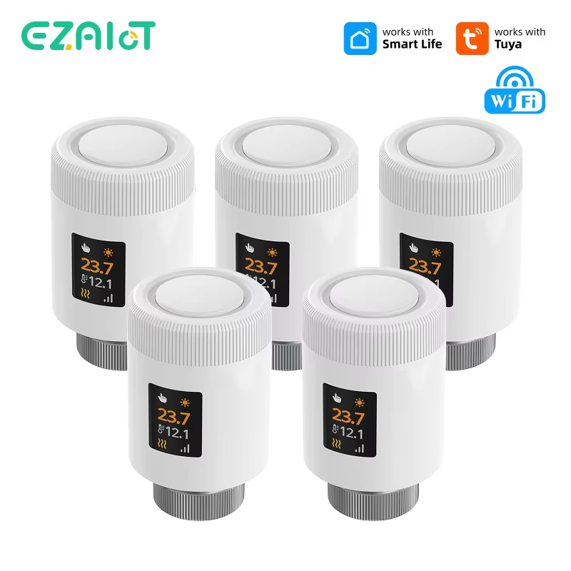 Smart Trv Thermostat Tuya - Tuya Smart WiFi6 Thermostatische Radiatorventiel TRV