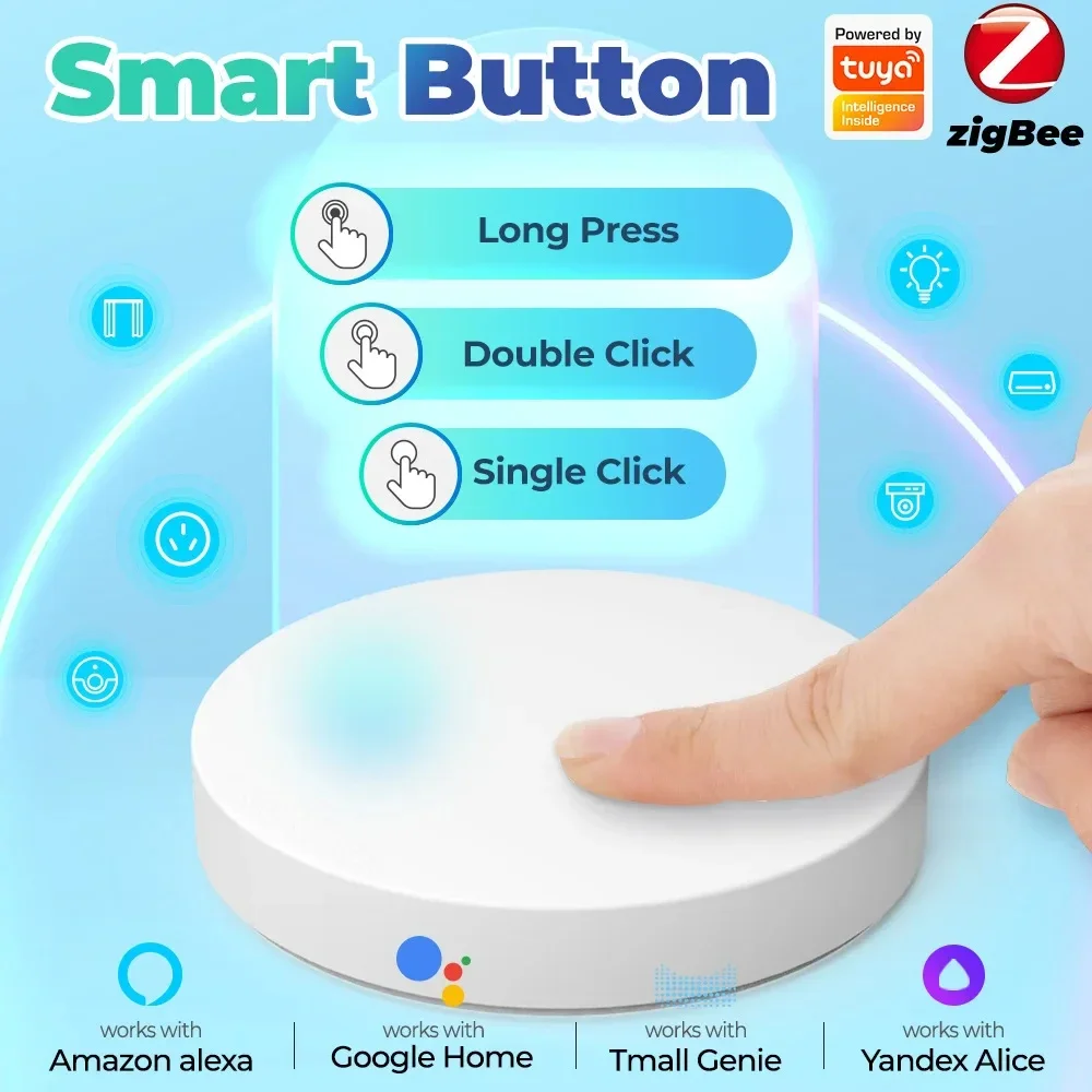 Zigbee Smart Button Scene Switch - Tuya ZigBee draadloze drukknop, slimme schakelaar