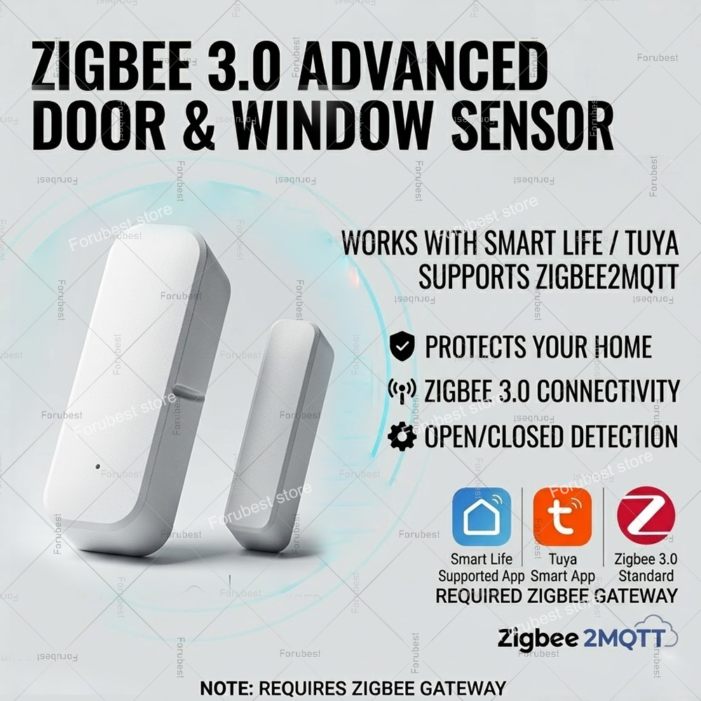 Zigbee Door Window Sensor - Tuya Zigbee Deur- en raamsensor Smart