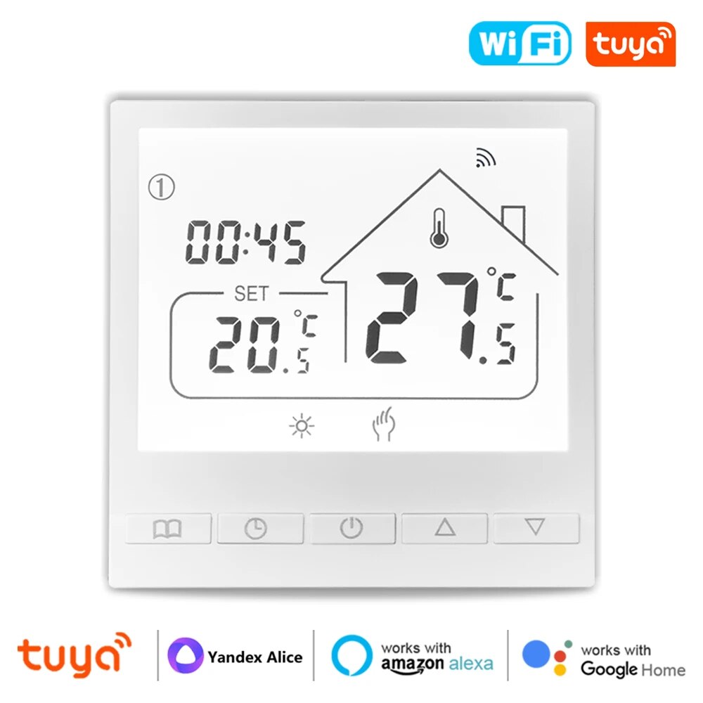 Smart Thermostat Heating Floor - Tuya Smart WiFi Thermostaat Water/Gas Boiler