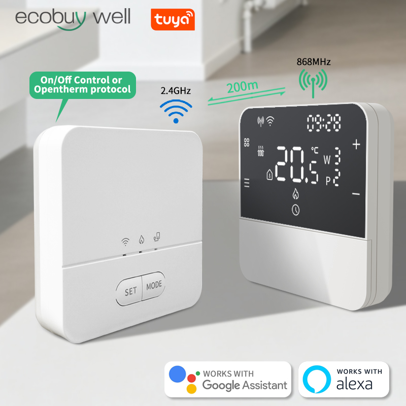 Smart Thermostat Boiler Opentherm - Slimme thermostaat voor thuisgebruik, compatibel met