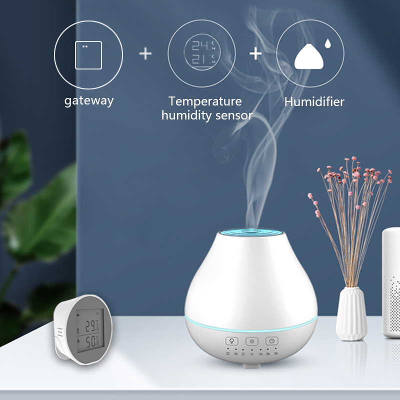 Zigbee Temperature Humidity Sensor - Tuya Zigbee APP Afstandsbediening Slimme Temperatuur-