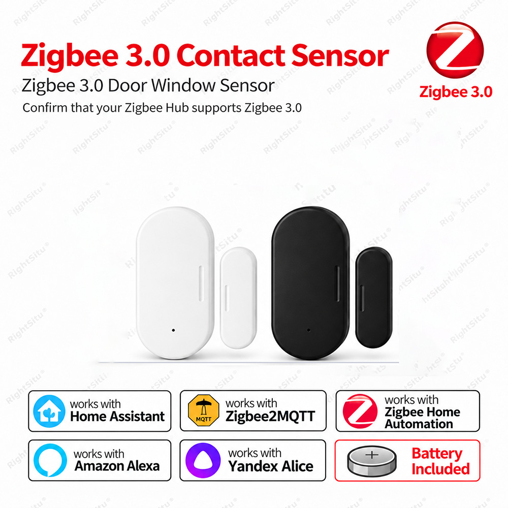 Zigbee Door Window Sensor - Zigbee 3.0 magnetische deur- en raamsensor,