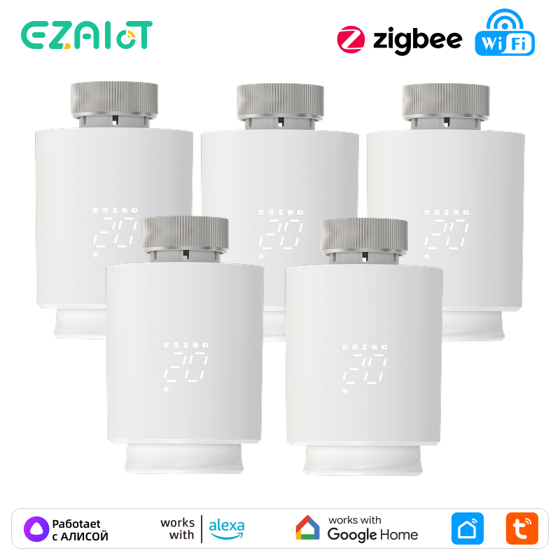Smart Trv Thermostat Tuya - EZAIOT Smart Tuya ZigBee/Wifi Radiator Actuator