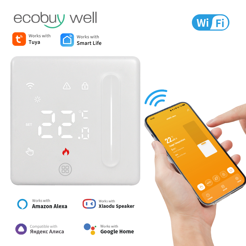 Smart Thermostat Heating Floor - Tuya Wi-Fi Thermostaat Smart voor Vloerverwarming