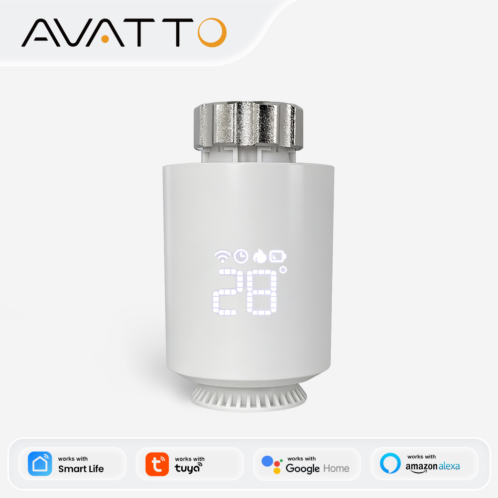 Smart Trv Thermostat Tuya - AVATTO ZigBee3.0 Thermostaat Radiator Actuator Smart