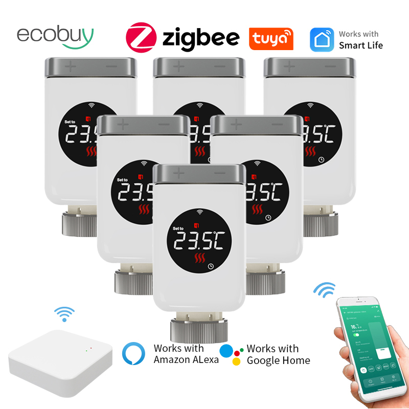 Wifi Radiator Valve Thermostat - Tuya Smart Home Zigbee 3.0 thermostatische