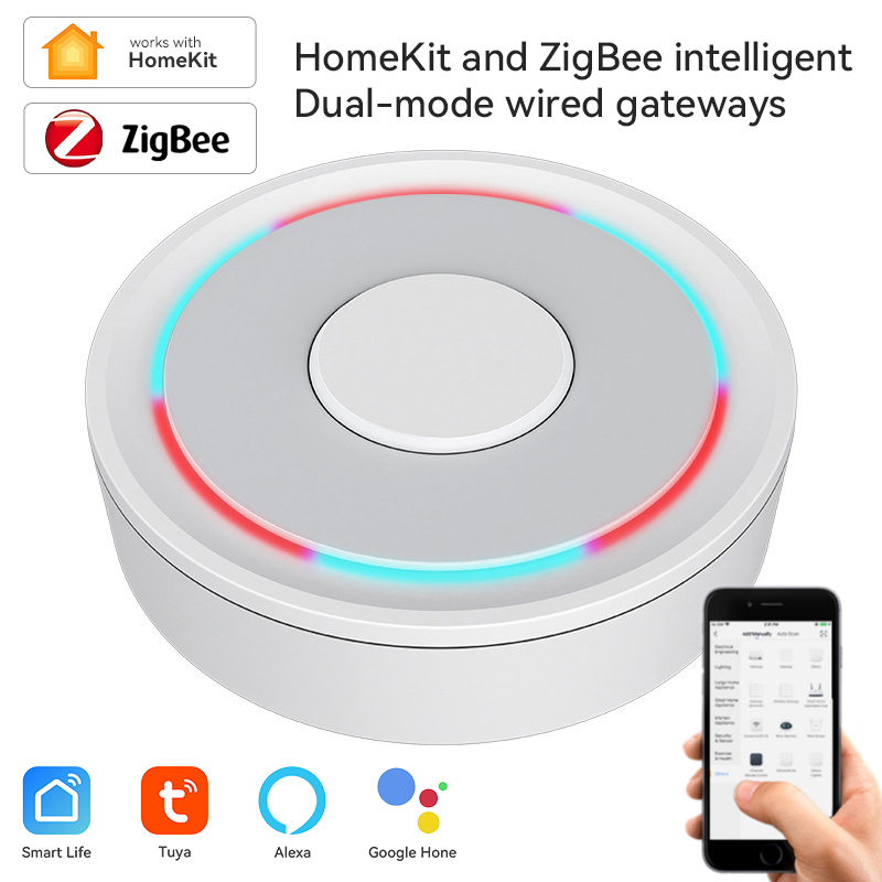 Zigbee Gateway Hub Tuya - Tuya ZigBee Smart Gateway Homekit Bekabelde