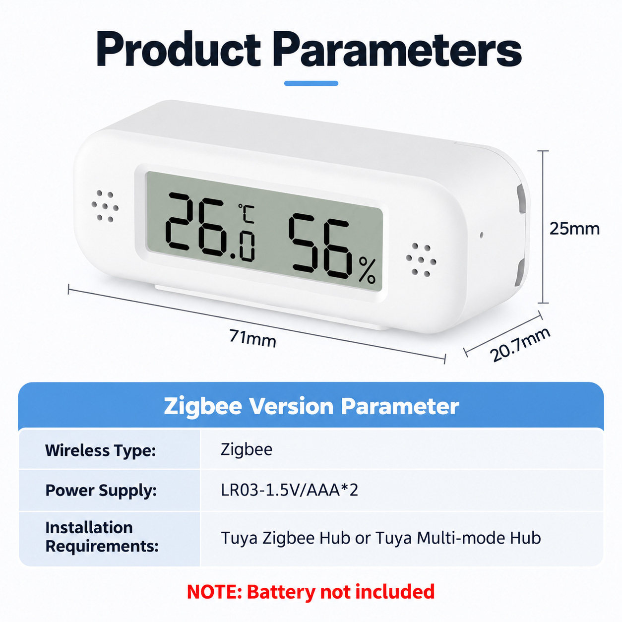 Tuya Zigbee temperatuur- en vo - Zigbee Gateway Hub Tuya recensie en prijs