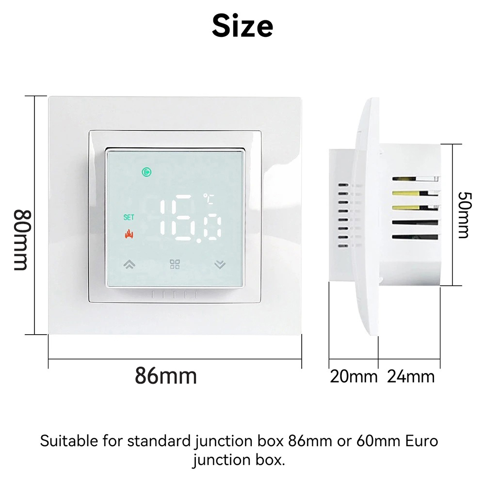 Smart WIFI MK08 Thermostaat Af - Smart Thermostat Heating Floor recensie en prijs