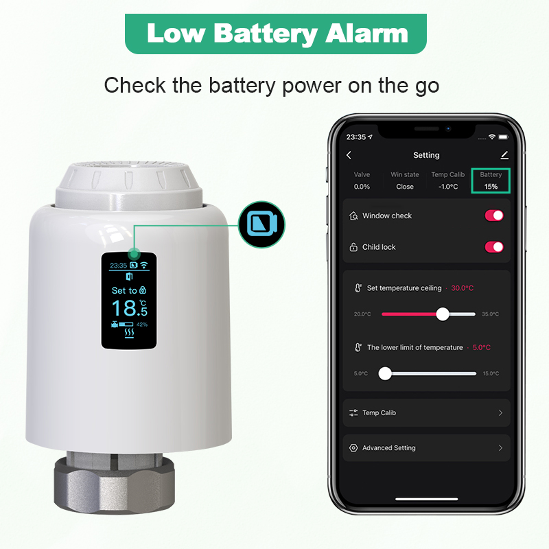 Tuya TRV Wifi Thermostaat Slim - Smart Trv Thermostat Tuya recensie en prijs