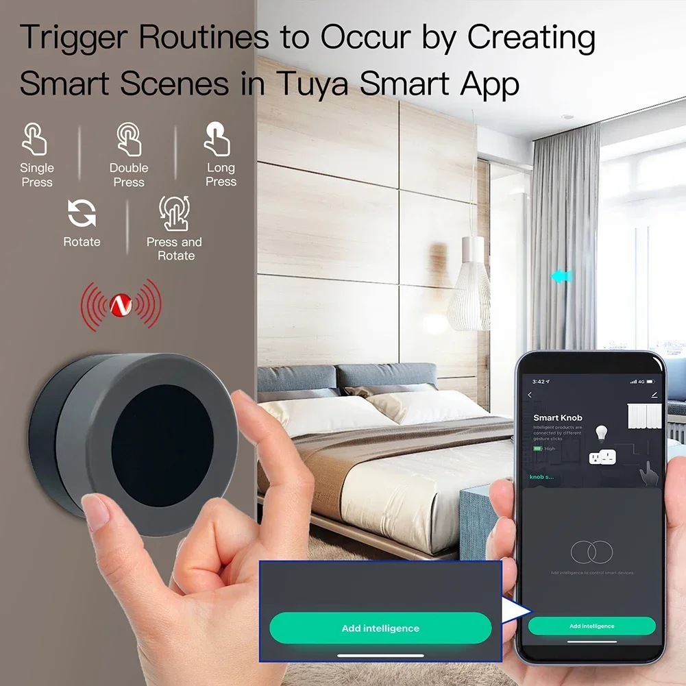 MOES Tuya ZigBee Smart Knob Sw - Zigbee Smart Button Scene Switch recensie en prijs
