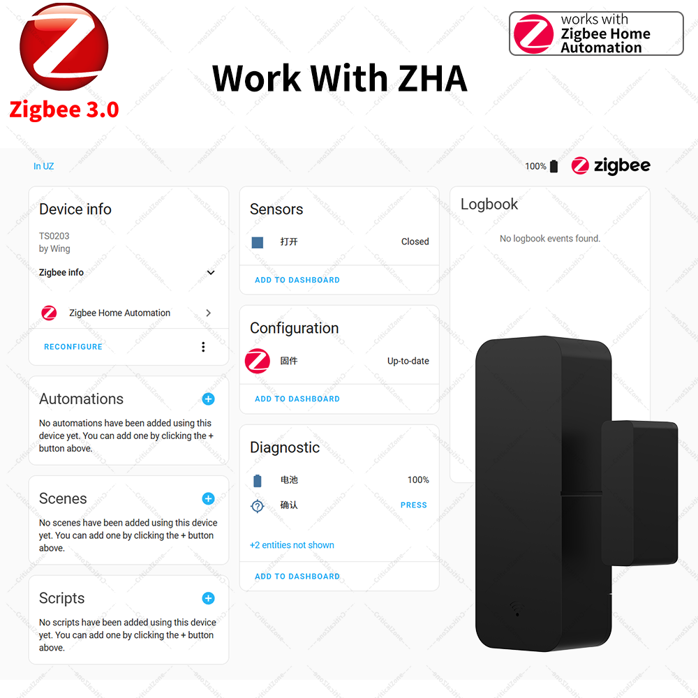 Zigbee 3.0 Deur- en Raamsensor - Zigbee Door Window Sensor recensie en prijs