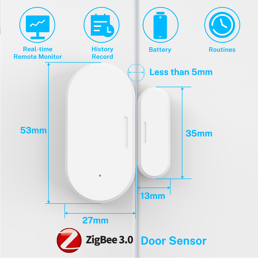 Zigbee deur- en raamsensor UZ- - Zigbee Door Window Sensor recensie en prijs