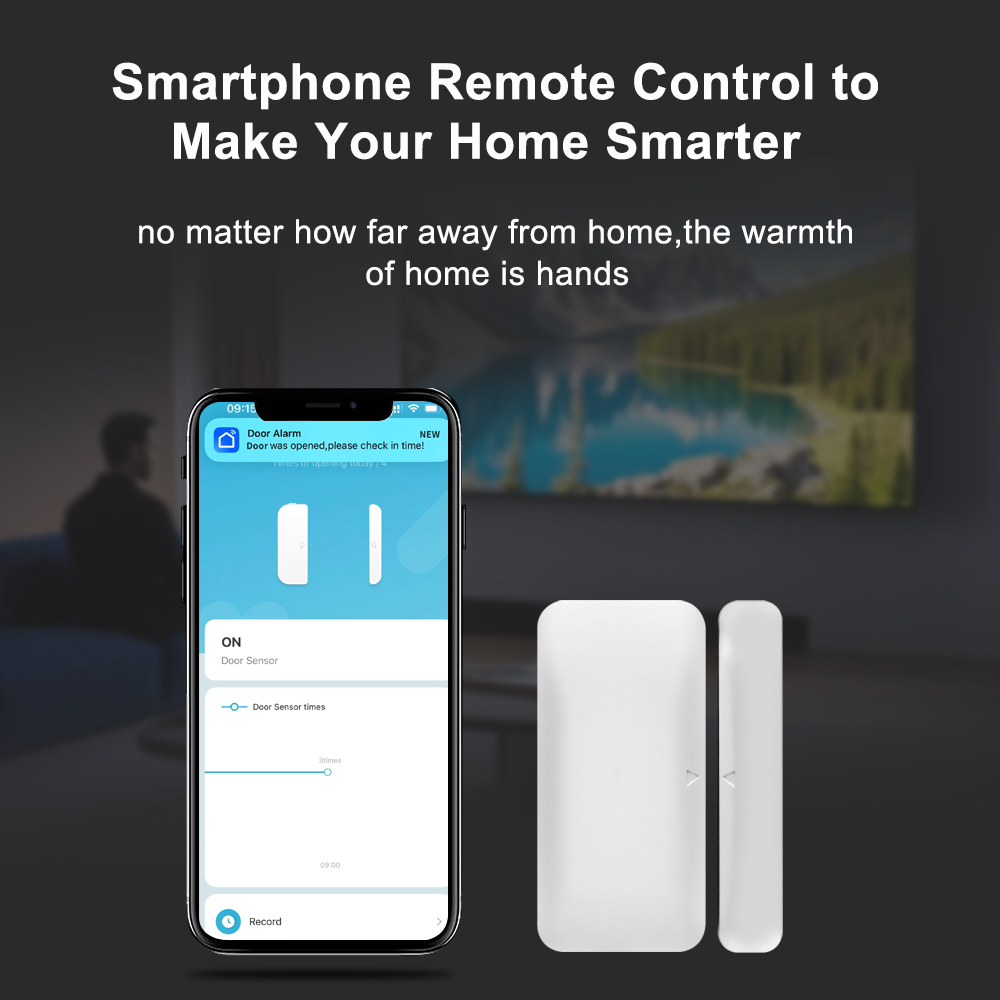 Tuya Zigbee draadloze deur- en - Zigbee Door Window Sensor recensie en prijs