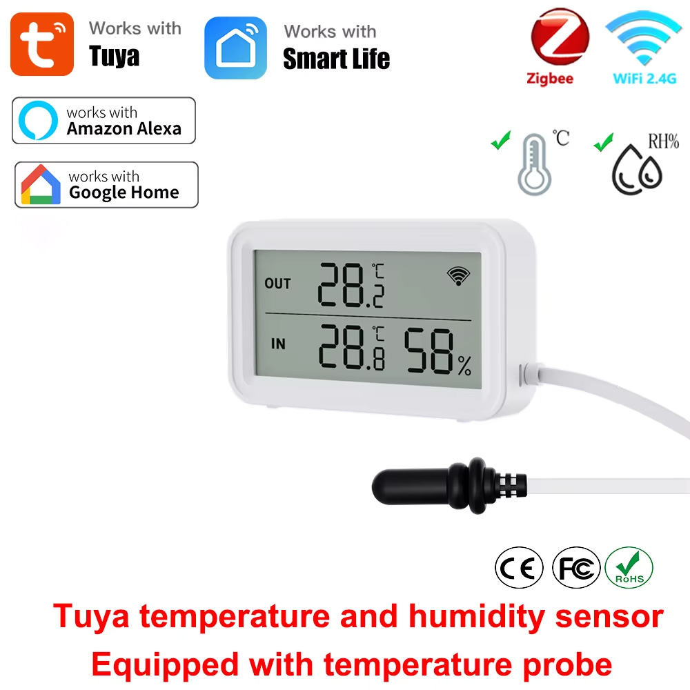 Externe temperatuur- en vochti - Zigbee Temperature Humidity Sensor recensie en prijs