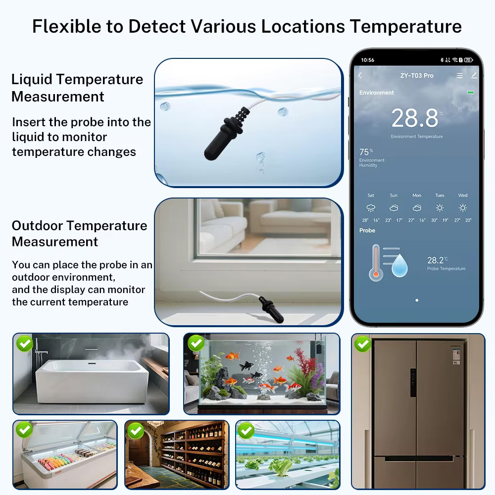Externe temperatuur- en vochti - Zigbee Temperature Humidity Sensor recensie en prijs