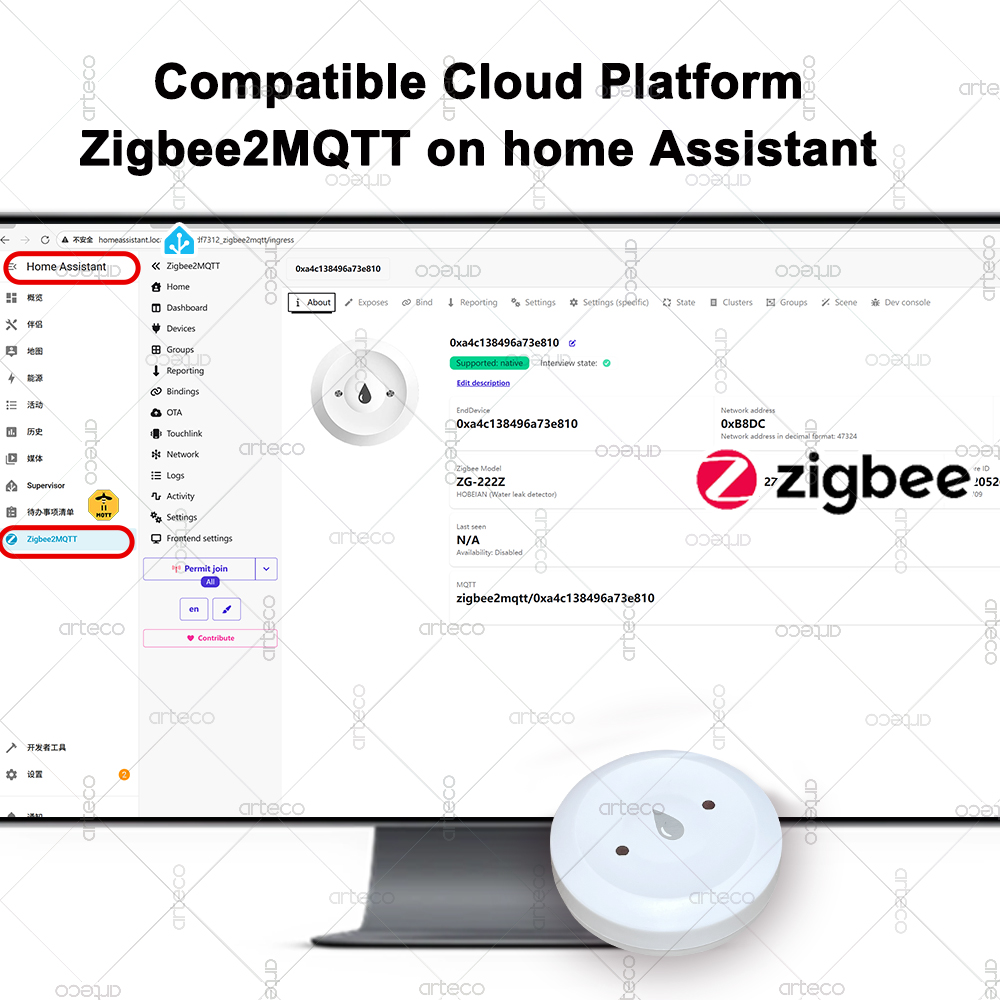 Tuya Smart Zigbee Watersensor  - Zigbee Gateway Hub Tuya recensie en prijs