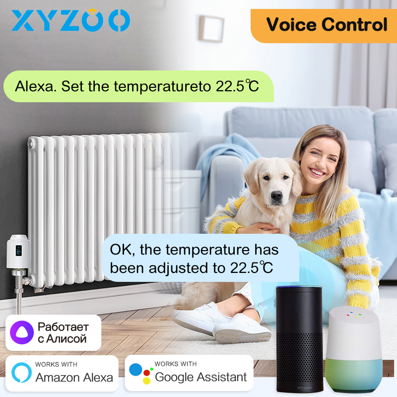 WiFi Tuya Radiator Actuator Th - Smart Trv Thermostat Tuya recensie en prijs