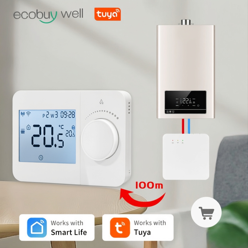 Tuya Smart Home WiFi Thermosta - Smart Thermostat Boiler Opentherm recensie en prijs