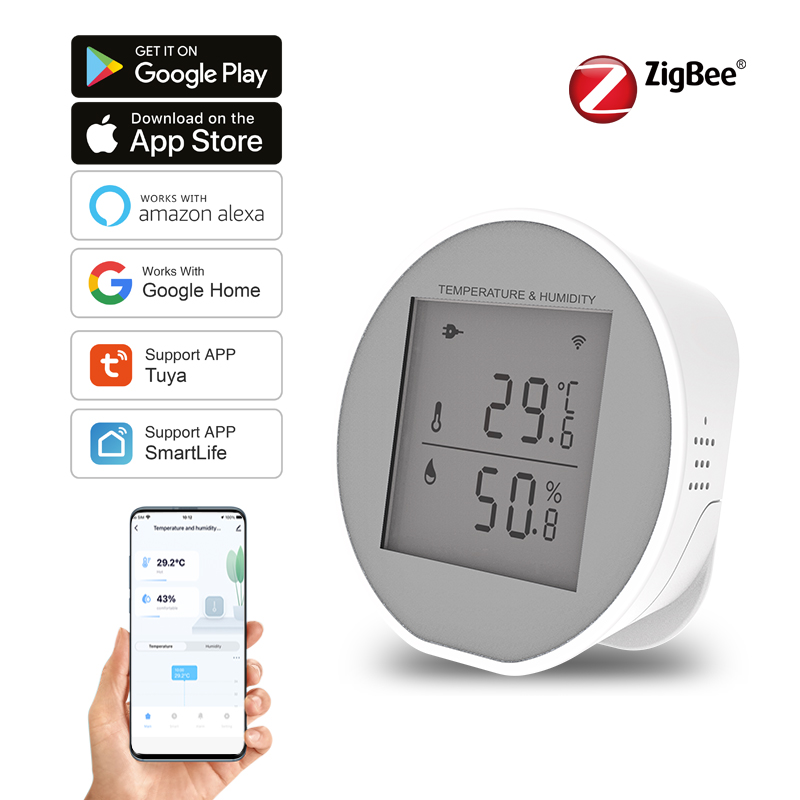 Tuya Zigbee APP Afstandsbedien - Zigbee Temperature Humidity Sensor recensie en prijs