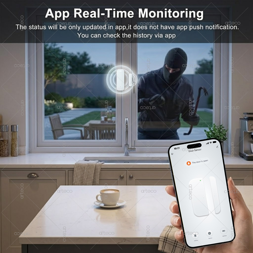 Zigbee deursensor, raamsensor, - Zigbee Door Window Sensor recensie en prijs