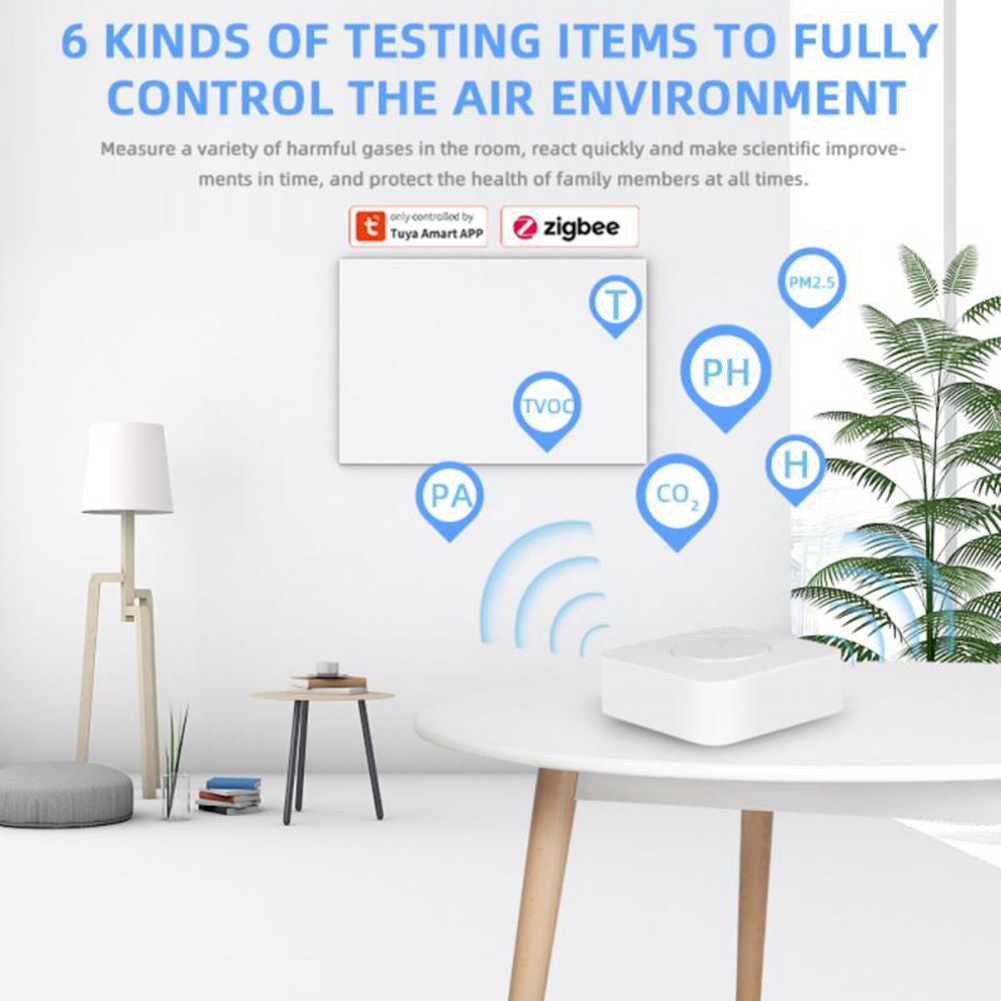 B50C Tuya Zigbee slimme luchtk - Zigbee Temperature Humidity Sensor recensie en prijs