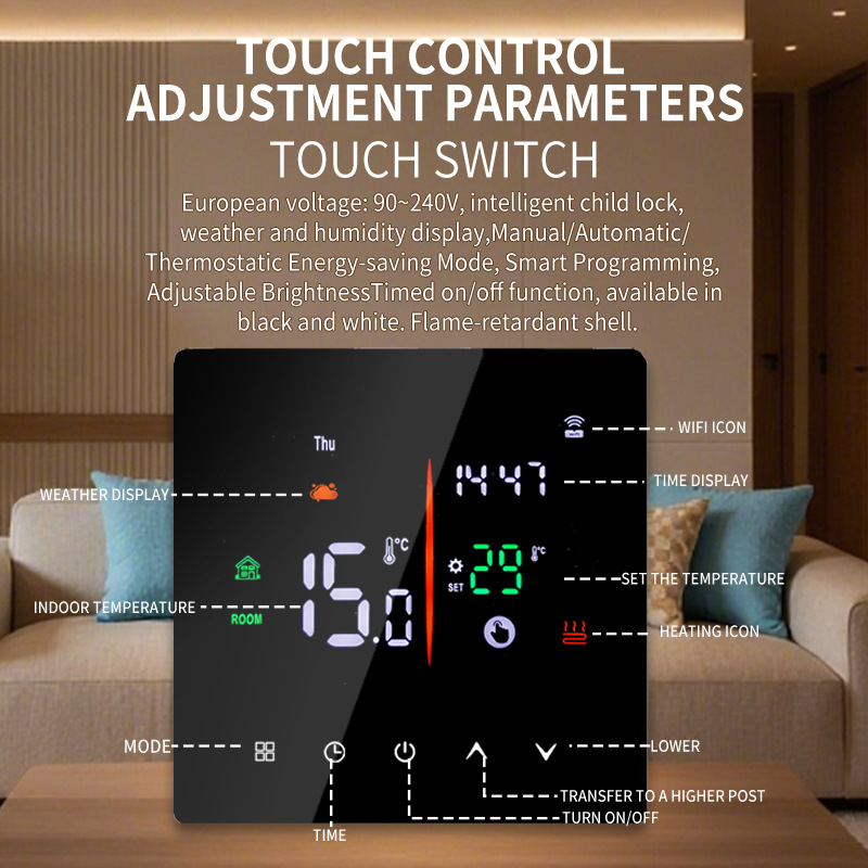 Tuya Thermostaat WiFi Elektris - Smart Thermostat Heating Floor recensie en prijs