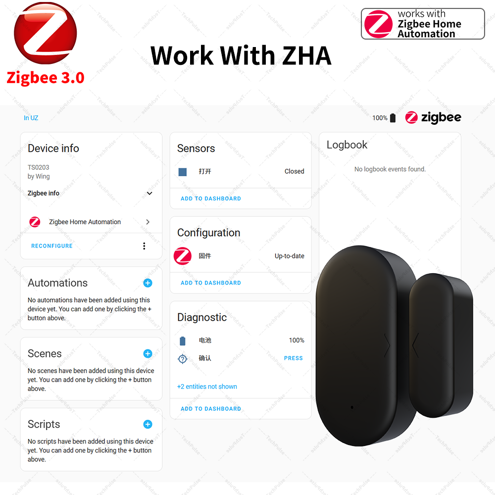 Zigbee 3.0 deur- en raamsensor - Zigbee Door Window Sensor recensie en prijs