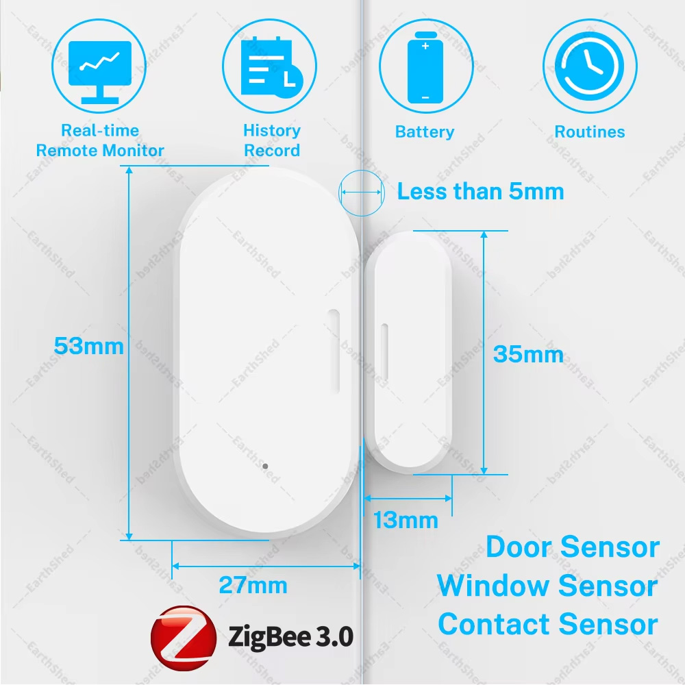 Zigbee 3.0 magnetische deur- e - Zigbee Door Window Sensor recensie en prijs