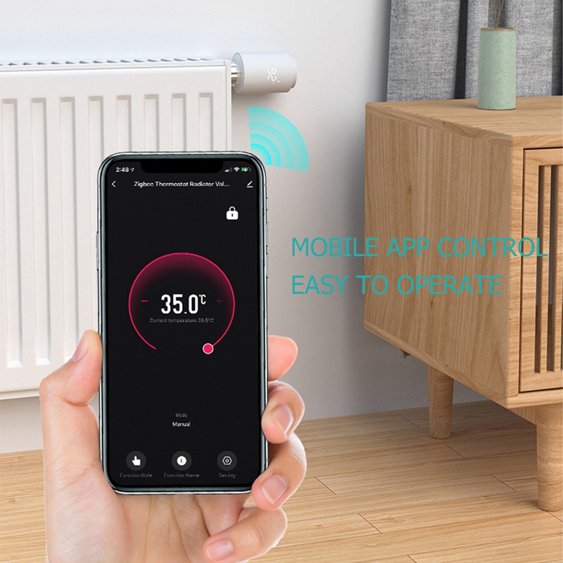 Tuya Smart ZigBee Radiator Act - Smart Trv Thermostat Tuya recensie en prijs