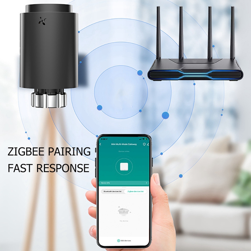 Tuya Smart ZigBee Radiator Act - Smart Trv Thermostat Tuya recensie en prijs
