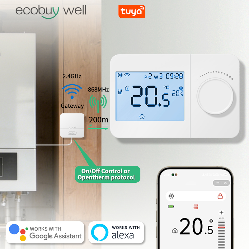 Tuya Smart Home Opentherm WiFi - Smart Thermostat Boiler Opentherm recensie en prijs