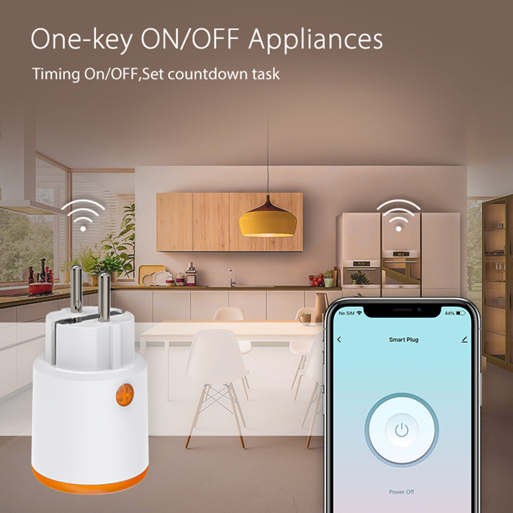 Smart Zigbee Stopcontact 3680W - Zigbee Smart Plug Energy Monitor recensie en prijs