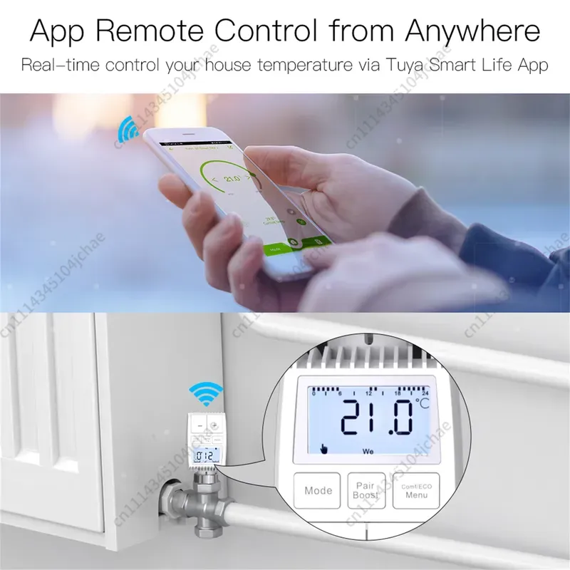 EE voor Tuya ZigBee 3.0 Mini R - Zigbee Radiator Thermostat Valve recensie en prijs