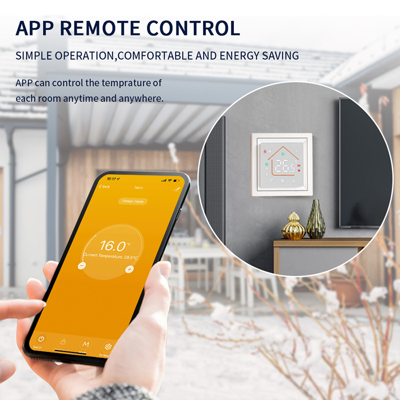 Slimme WiFi-thermostaat werkt  - Smart Thermostat Heating Floor recensie en prijs