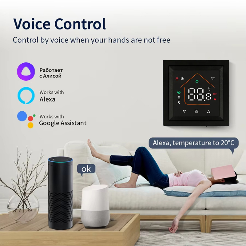 Slimme WiFi-thermostaat werkt  - Smart Thermostat Heating Floor recensie en prijs