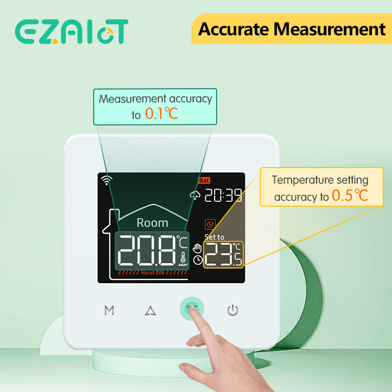 Slimme WiFi-thermostaat voor e - Smart Thermostat Heating Floor recensie en prijs