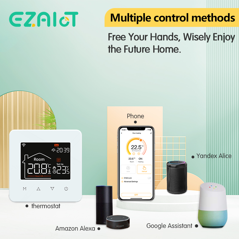 Slimme WiFi-thermostaat voor e - Smart Thermostat Heating Floor recensie en prijs