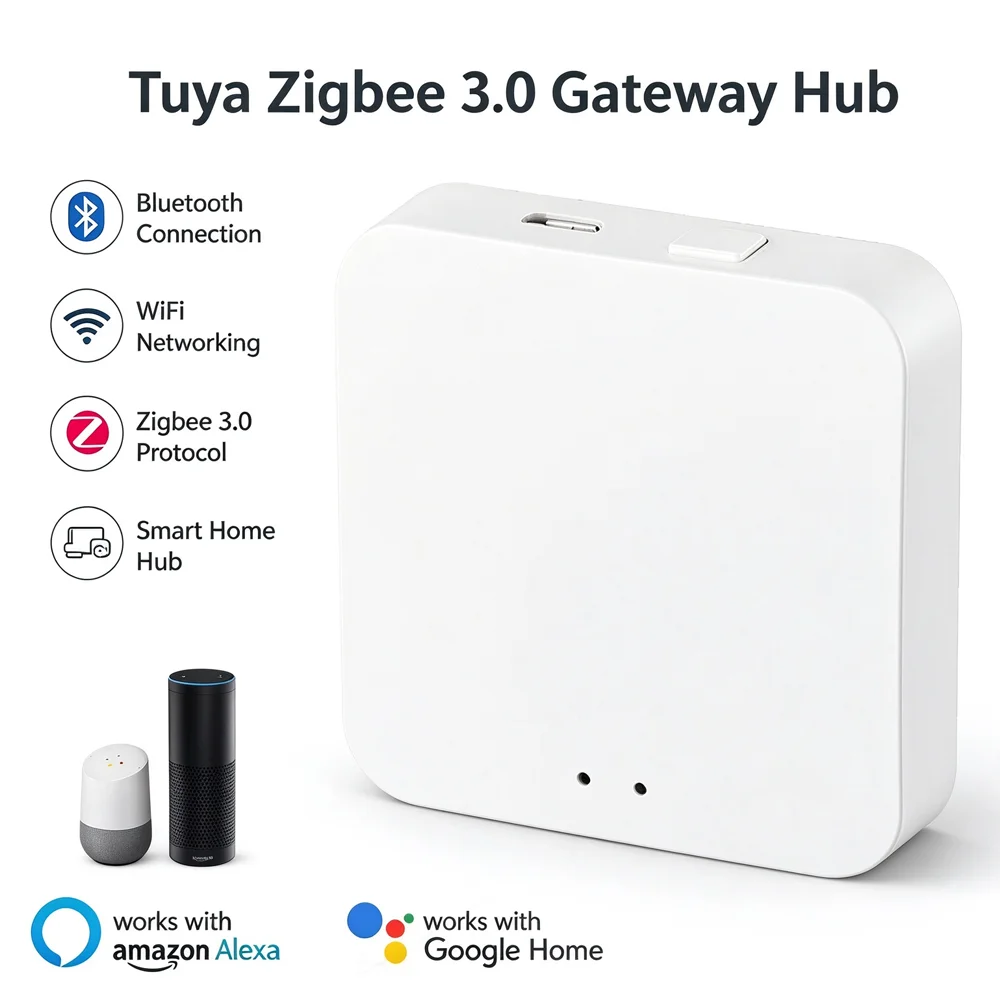 Tuya Zigbee 3.0 Gateway Hub, d - Zigbee Gateway Hub Tuya recensie en prijs