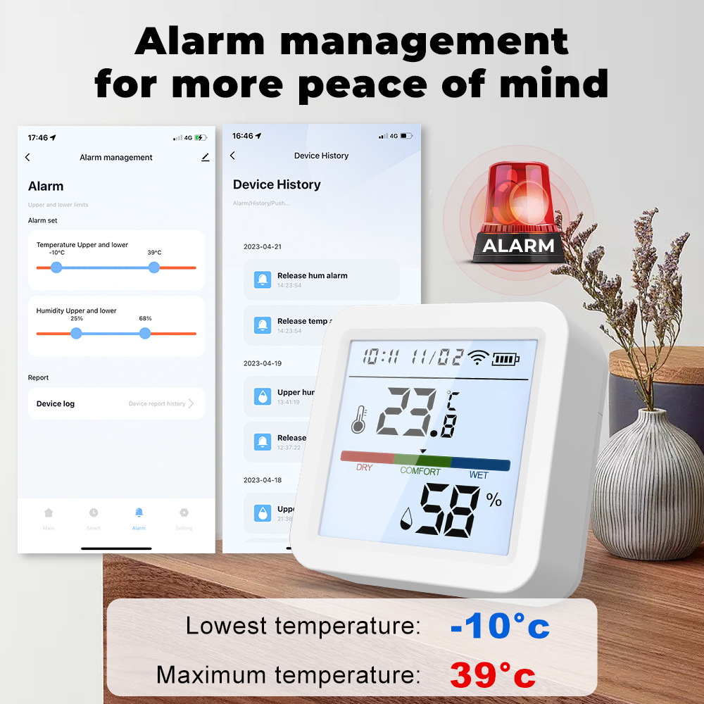 Tuya ZigBee Temperatuur- en Lu - Zigbee Temperature Humidity Sensor recensie en prijs