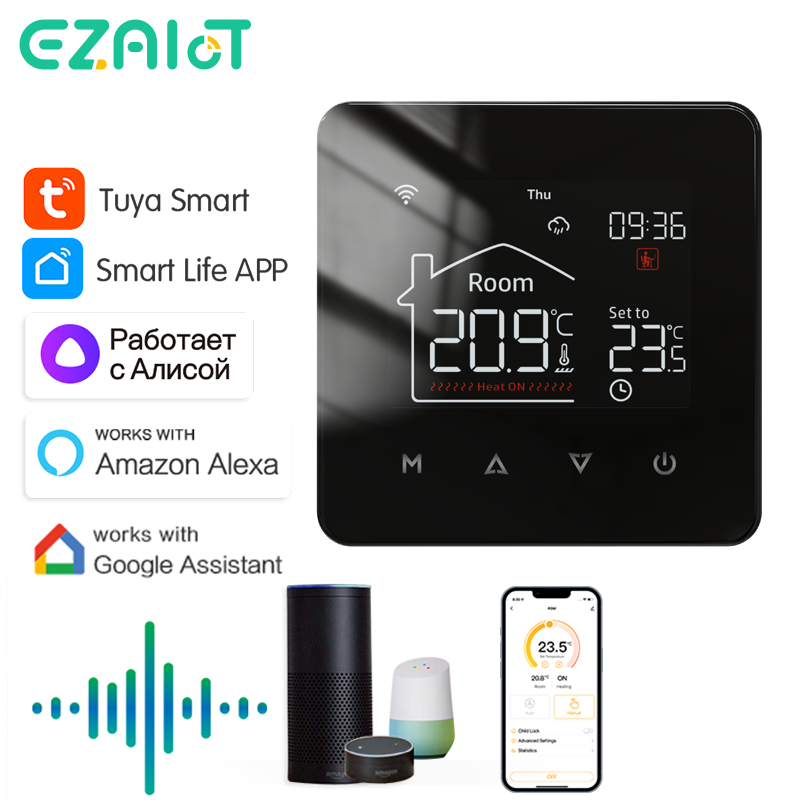 WiFi Tuya Smart Home Thermosta - Smart Thermostat Heating Floor recensie en prijs
