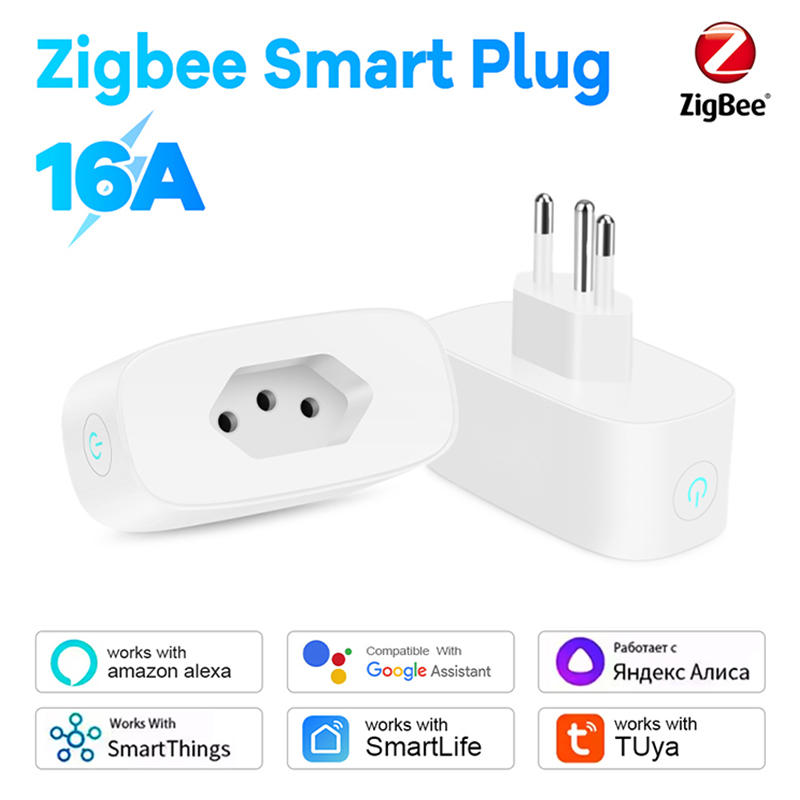 Brazilië Standaard Smart Plug  - Zigbee Smart Plug Energy Monitor recensie en prijs