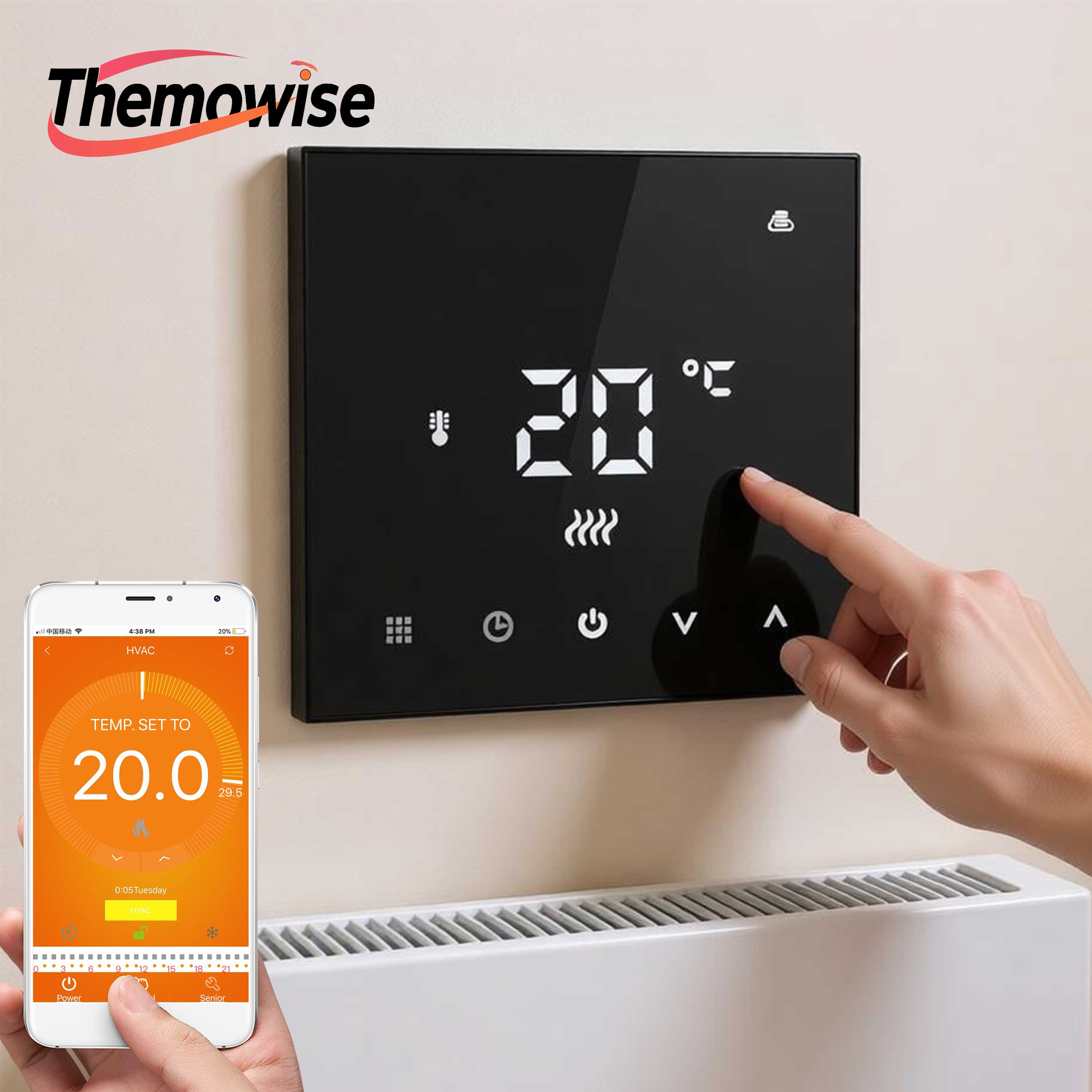 WIFI/Zigbee dubbele sensorther - Zigbee Radiator Thermostat Valve recensie en prijs