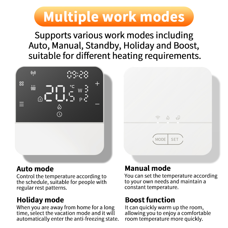Opentherm draadloze thermostaa - Smart Thermostat Boiler Opentherm recensie en prijs
